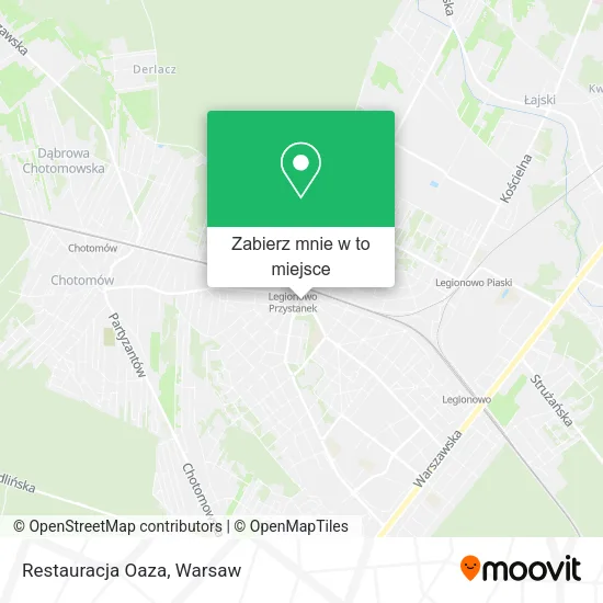Mapa Restauracja Oaza