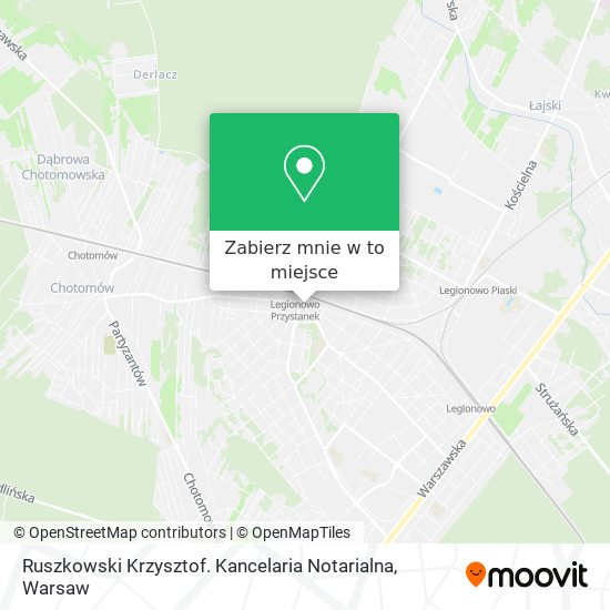 Mapa Ruszkowski Krzysztof. Kancelaria Notarialna