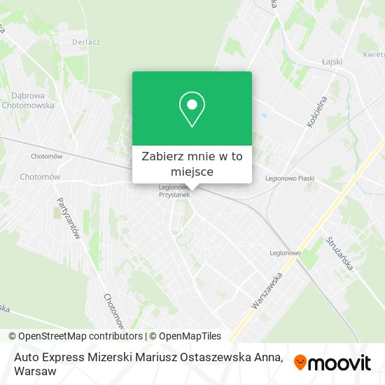 Mapa Auto Express Mizerski Mariusz Ostaszewska Anna