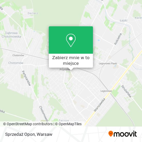 Mapa Sprzedaż Opon