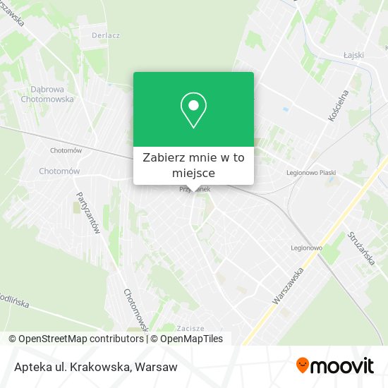 Mapa Apteka ul. Krakowska