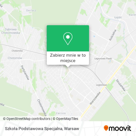 Mapa Szkoła Podstawowa Specjalna