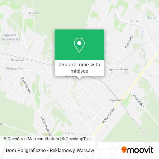 Mapa Dom Poligraficzno - Reklamowy