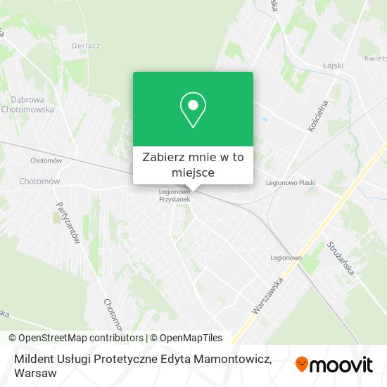 Mapa Mildent Usługi Protetyczne Edyta Mamontowicz