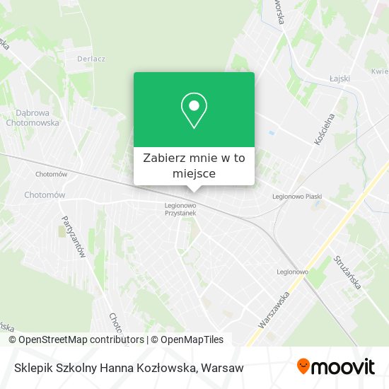 Mapa Sklepik Szkolny Hanna Kozłowska