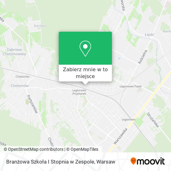 Mapa Branżowa Szkoła I Stopnia w Zespole