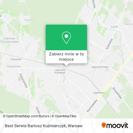 Mapa Best Serwis Bartosz Kuźmierczyk