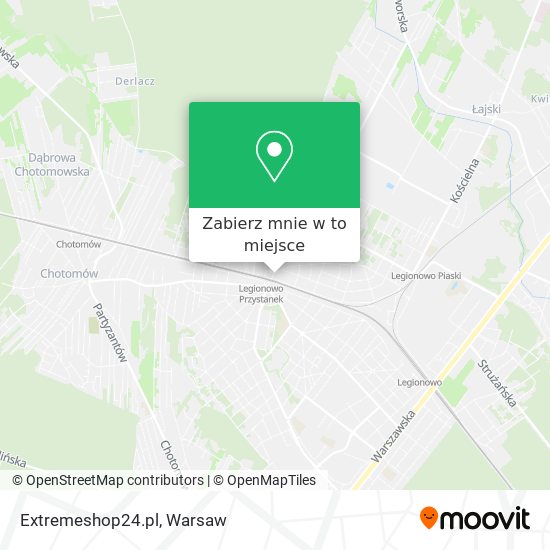 Mapa Extremeshop24.pl