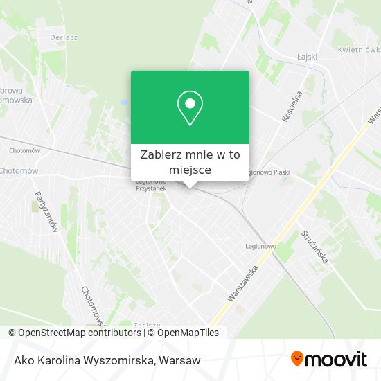 Mapa Ako Karolina Wyszomirska