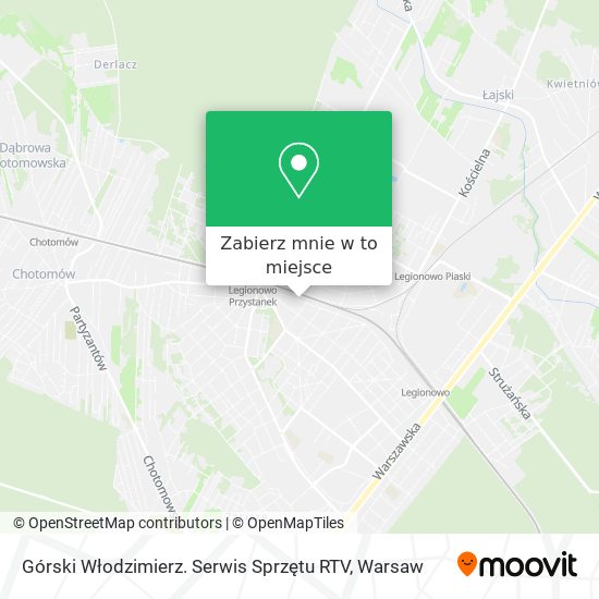 Mapa Górski Włodzimierz. Serwis Sprzętu RTV