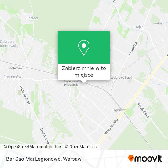 Mapa Bar Sao Mai Legionowo