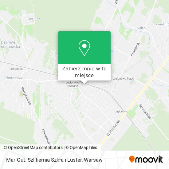 Mapa Mar-Gut. Szlifiernia Szkła i Luster