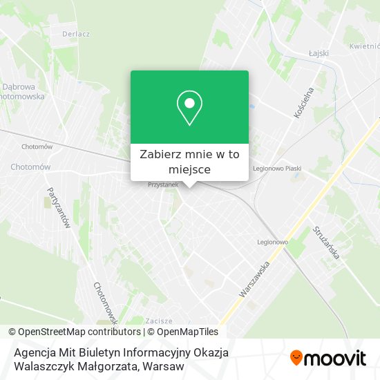 Mapa Agencja Mit Biuletyn Informacyjny Okazja Walaszczyk Małgorzata