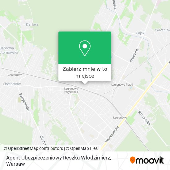 Mapa Agent Ubezpieczeniowy Reszka Włodzimierz