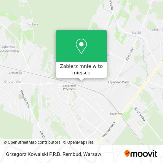 Mapa Grzegorz Kowalski P.R.B. Rembud