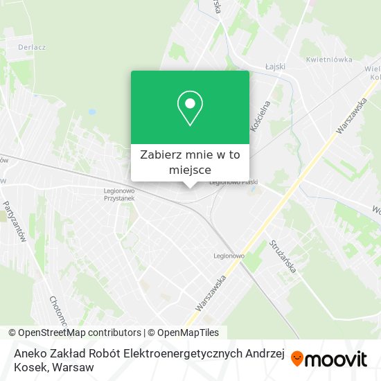 Mapa Aneko Zakład Robót Elektroenergetycznych Andrzej Kosek