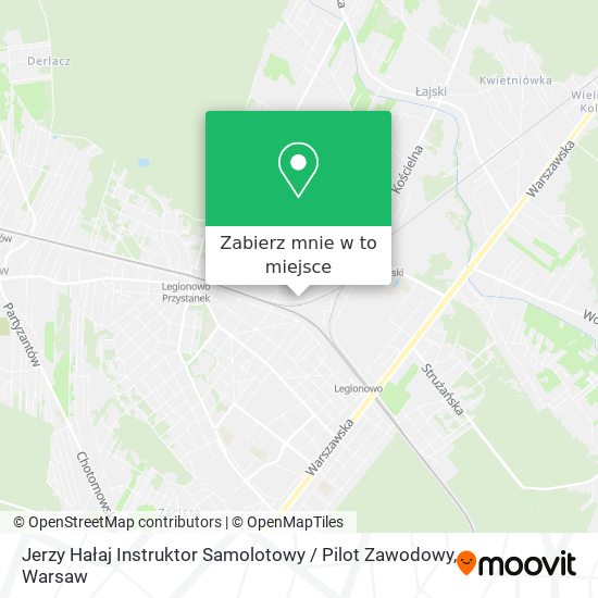 Mapa Jerzy Hałaj Instruktor Samolotowy / Pilot Zawodowy