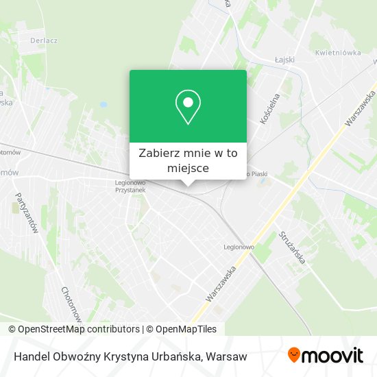 Mapa Handel Obwoźny Krystyna Urbańska