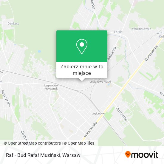 Mapa Raf - Bud Rafał Muziński