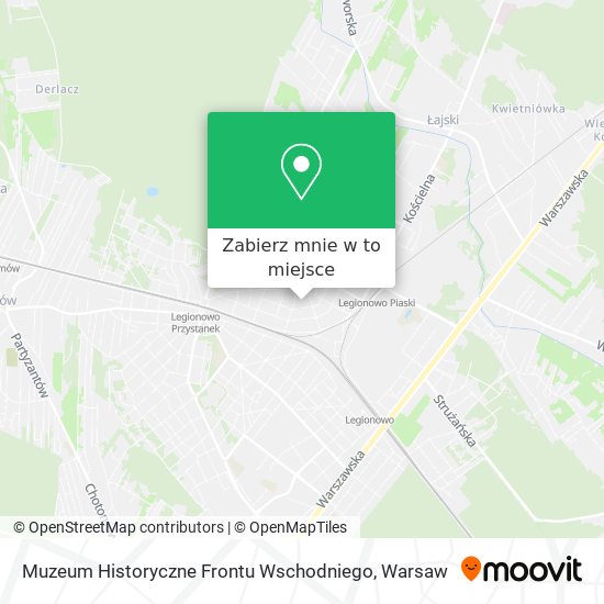 Mapa Muzeum Historyczne Frontu Wschodniego