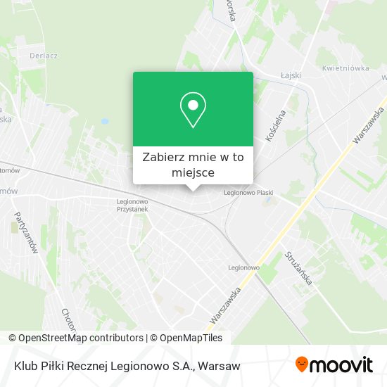 Mapa Klub Piłki Recznej Legionowo S.A.