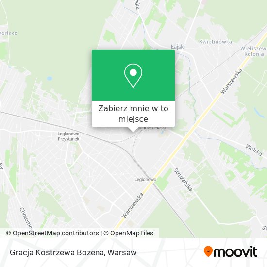 Mapa Gracja Kostrzewa Bożena