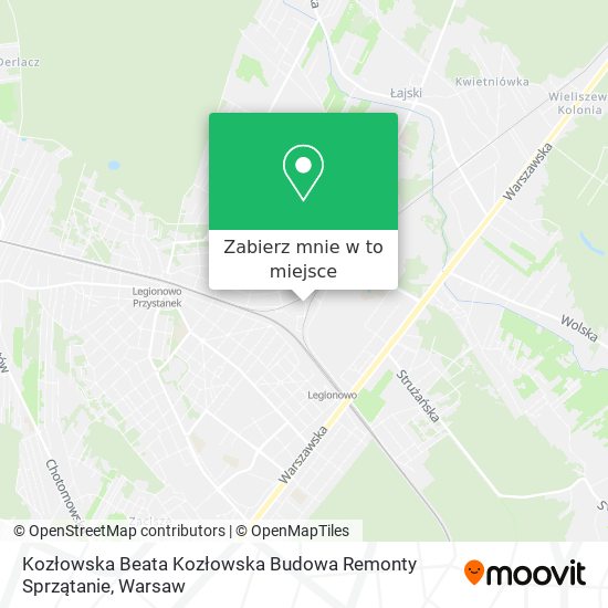 Mapa Kozłowska Beata Kozłowska Budowa Remonty Sprzątanie