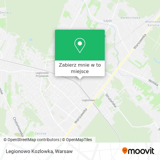 Mapa Legionowo Kozlowka