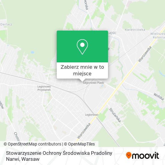 Mapa Stowarzyszenie Ochrony Środowiska Pradoliny Narwi