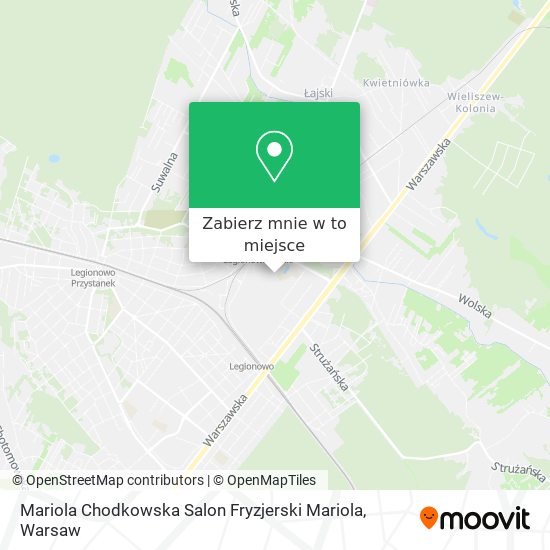 Mapa Mariola Chodkowska Salon Fryzjerski Mariola