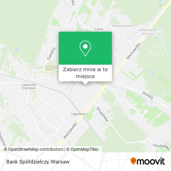 Mapa Bank Spółdzielczy