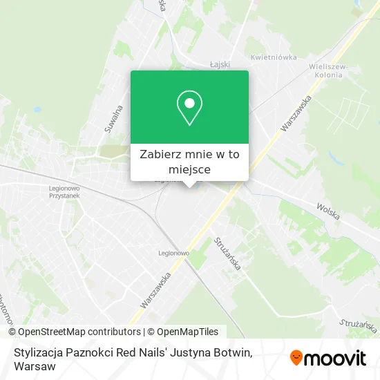Mapa Stylizacja Paznokci Red Nails' Justyna Botwin