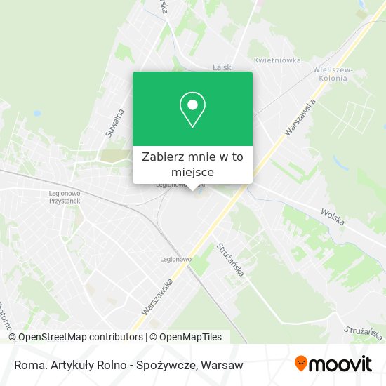 Mapa Roma. Artykuły Rolno - Spożywcze