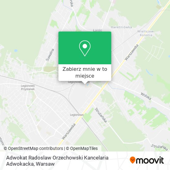 Mapa Adwokat Radoslaw Orzechowski Kancelaria Adwokacka