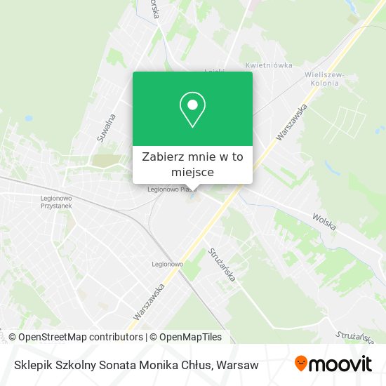 Mapa Sklepik Szkolny Sonata Monika Chłus