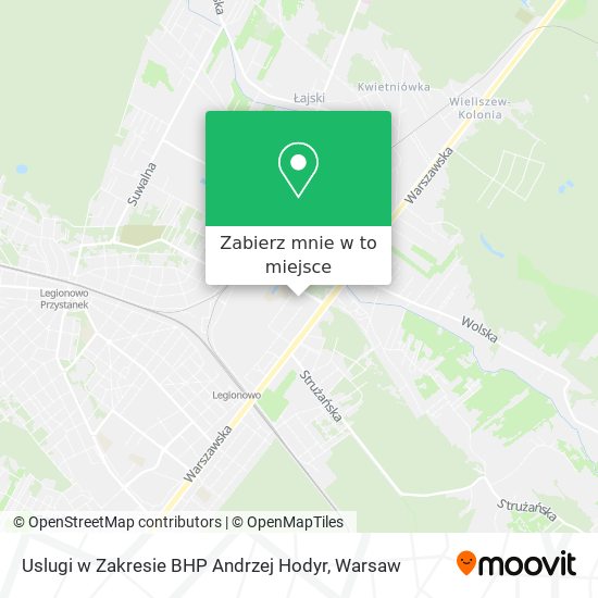 Mapa Uslugi w Zakresie BHP Andrzej Hodyr