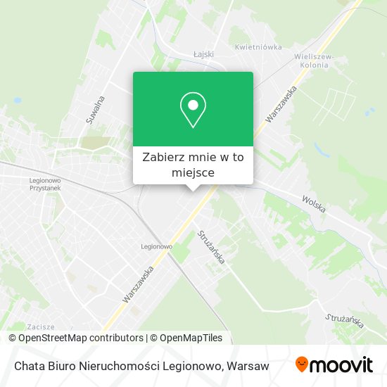 Mapa Chata Biuro Nieruchomości Legionowo