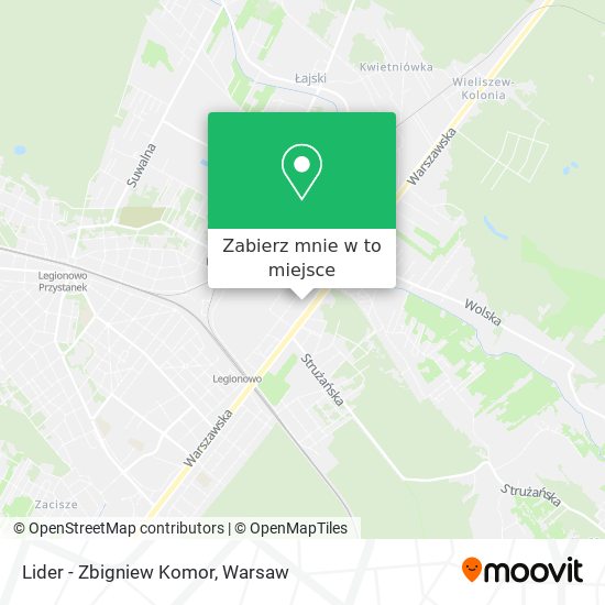 Mapa Lider - Zbigniew Komor