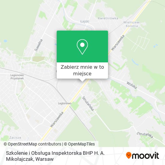 Mapa Szkolenie i Obsługa Inspektorska BHP H. A. Mikołajczak