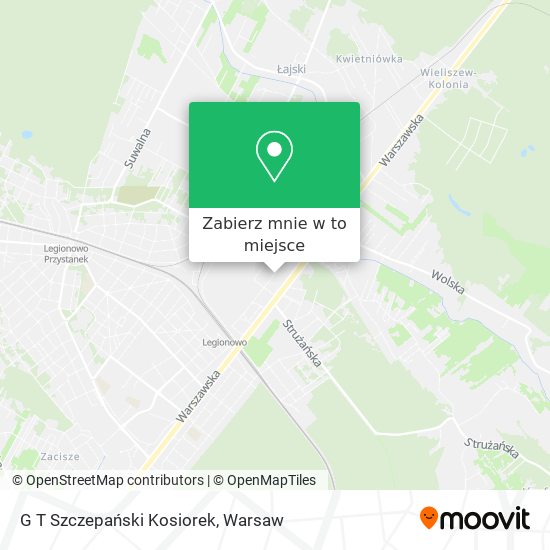 Mapa G T Szczepański Kosiorek