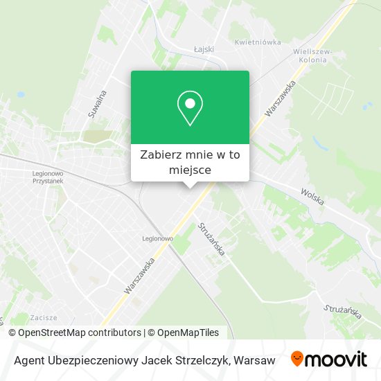 Mapa Agent Ubezpieczeniowy Jacek Strzelczyk