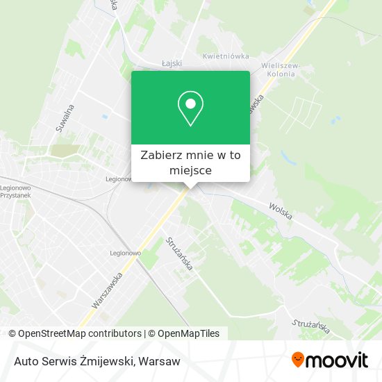 Mapa Auto Serwis Żmijewski