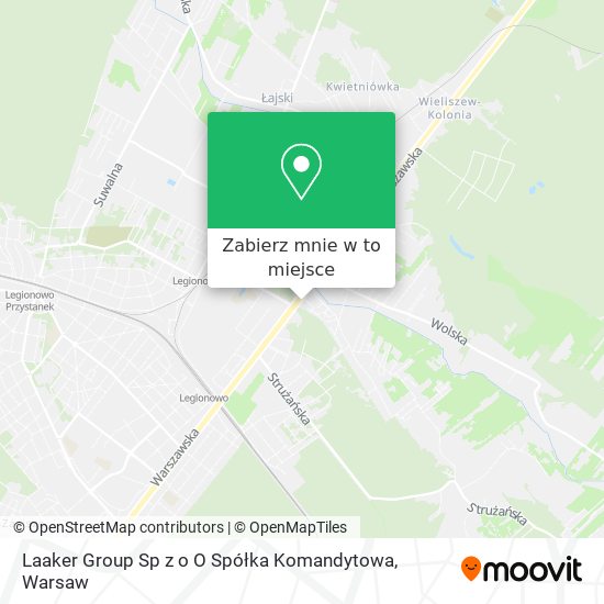 Mapa Laaker Group Sp z o O Spółka Komandytowa