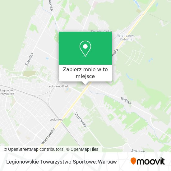 Mapa Legionowskie Towarzystwo Sportowe