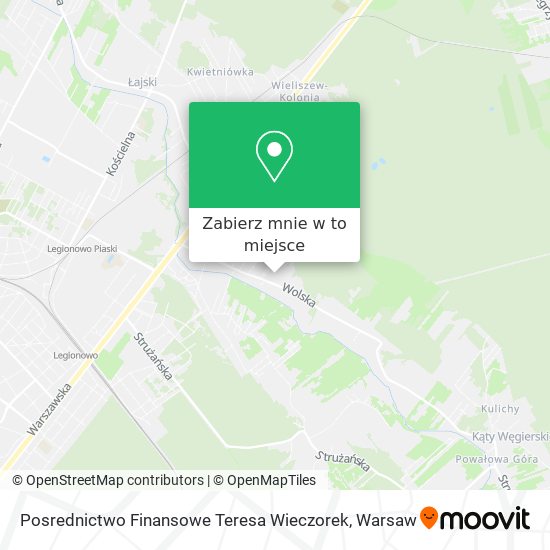 Mapa Posrednictwo Finansowe Teresa Wieczorek