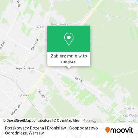 Mapa Roszkowscy Bożena i Bronisław - Gospodarstwo Ogrodnicze