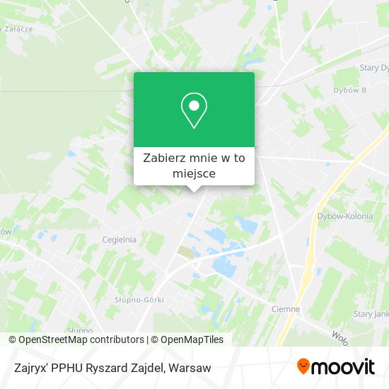 Mapa Zajryx' PPHU Ryszard Zajdel