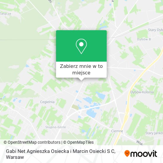 Mapa Gabi Net Agnieszka Osiecka i Marcin Osiecki S C