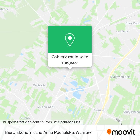 Mapa Biuro Ekonomiczne Anna Pachulska