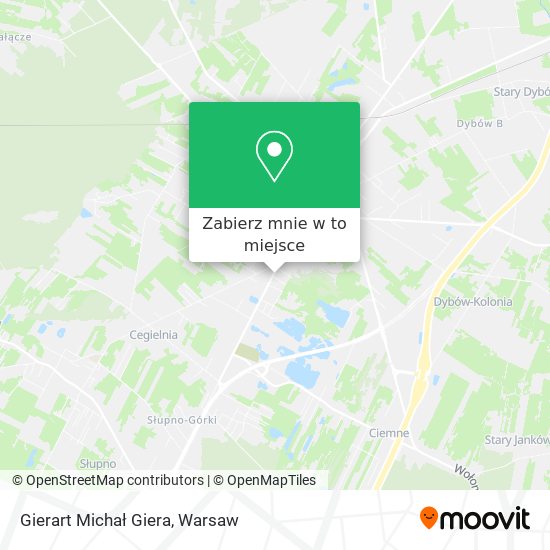 Mapa Gierart Michał Giera